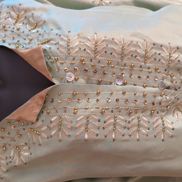 Linea by Louis Dell'Olia beaded sequined and embroidered jacket. Women's size 1X - Picture 2 of 8